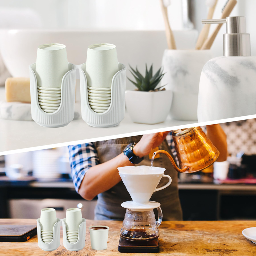 [Ready Stock] Multi-functional Cup Organizer Storage Rack Paper Cup ...