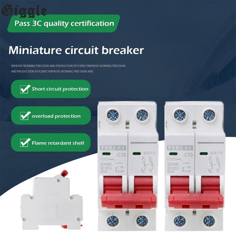 Solar MCB 6/10/16/20/25/32/40/50/63A Breaker Circuit DC MCB IP20 ...