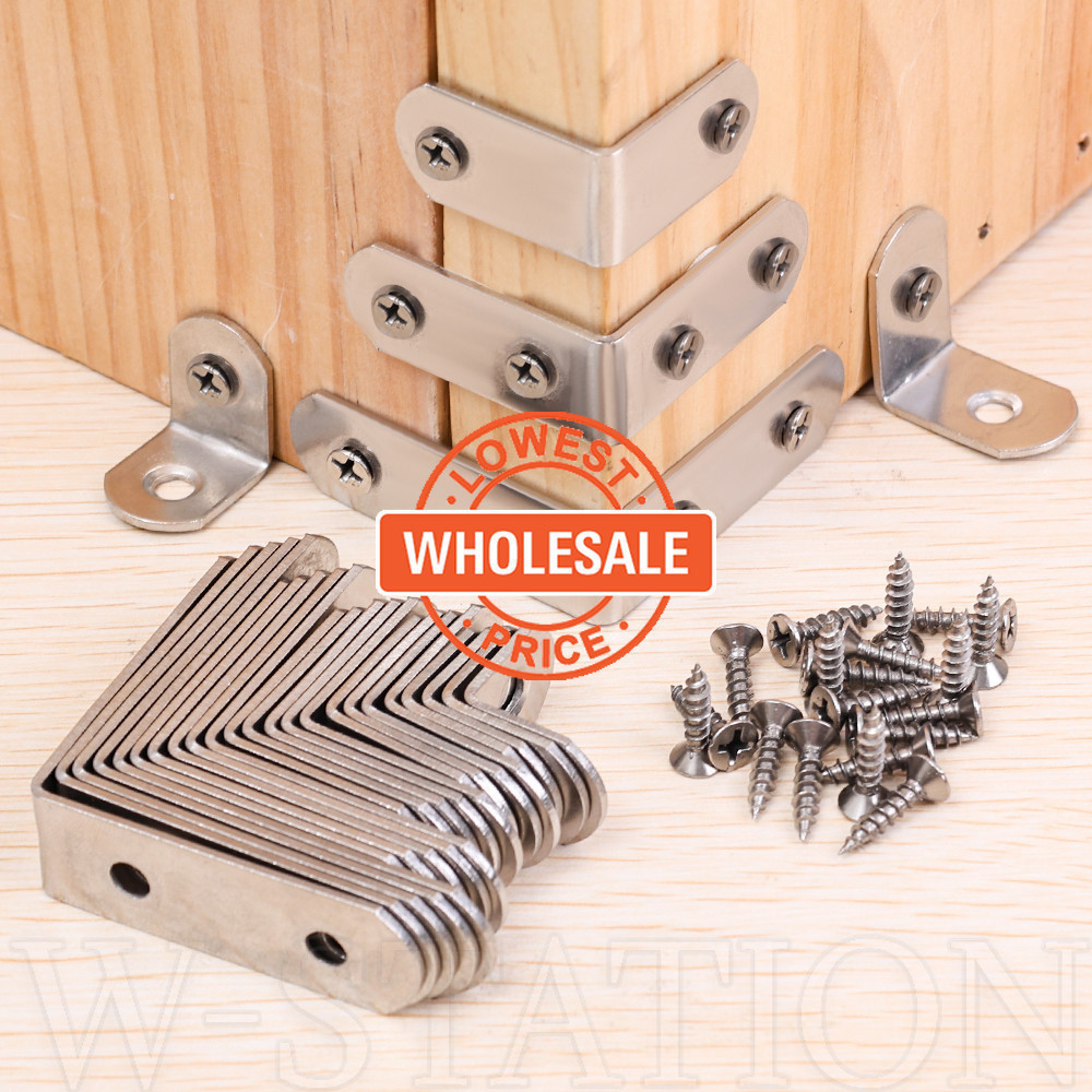 [Wholesale Price] 1 Set Stainless Steel Corner Code - Partition Bracket ...