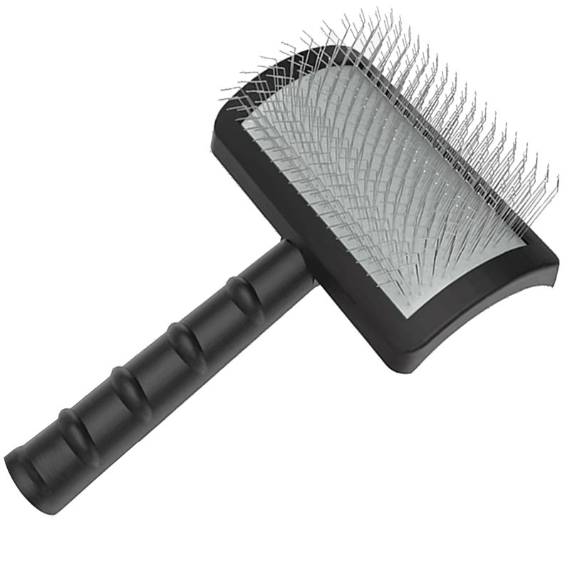 Firm Slicker Brush for Dogs Extra Long Pin Slicker Brush for Large Dog Pet Grooming Wire Brush and Deshedding Shopee Singapore