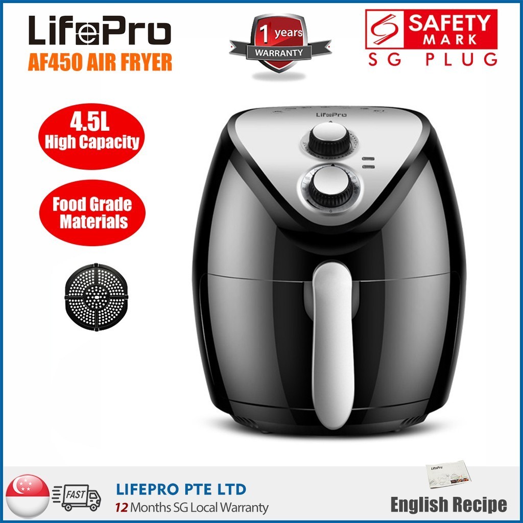 【Clearance: Damaged Packaging】 LifePro AF450 4.5L Air Fryer/ Nonstick ...