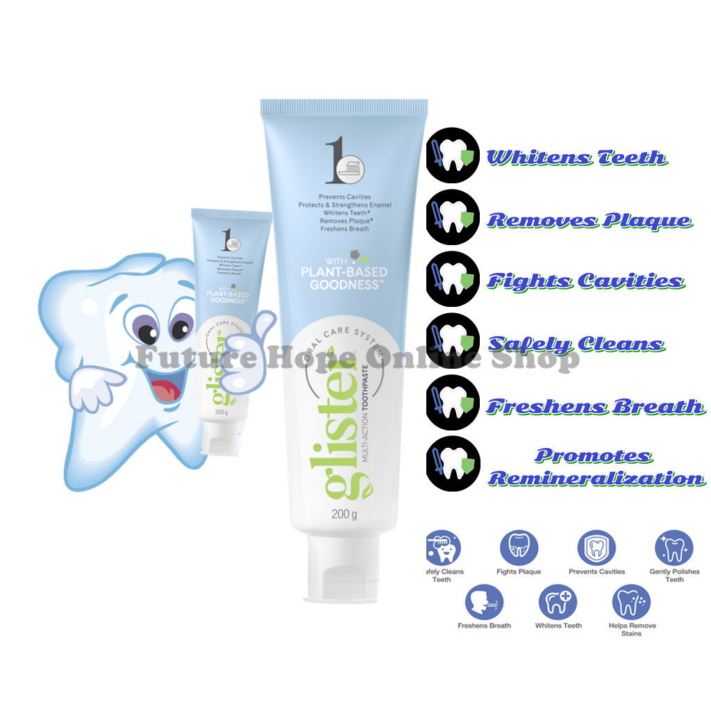 GLISTER Ubat GiGi Multi-Action Fluoride Toothpaste Ubat GiGi 200g ...
