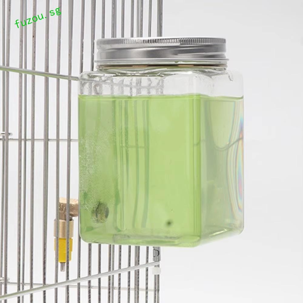 FUZOU Bird Water Feeder, 520ML Dangling Parrot Water Dispenser, Not ...