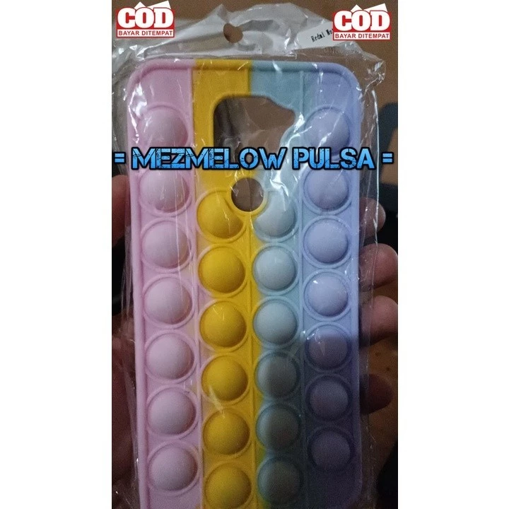 Casing Case Lembut Soft Case Pop It Rainbow Silicone Case XIAOMI REDMI NOTE 9 BIASA - Gambar 2