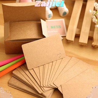 ZAIJIE1 100pcs/set Kraft Paper, Final Cards Kraft Blank Cards, Making ...