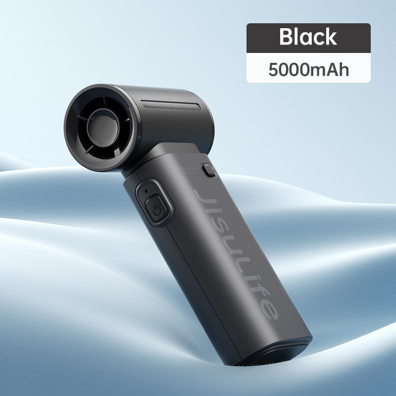 JISULIFE Life9 5000mAH Portable Fan 5 Speed Control Compact Design ...