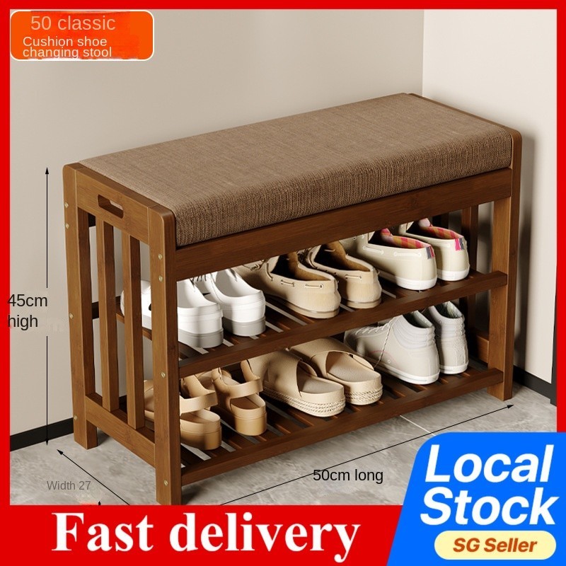 Local sellers Shoe rack Shoe changing stool waterproof durable stool ...