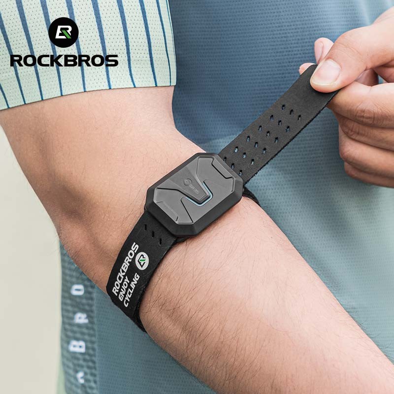 ROCKBROS Running Cycling Arm Heart Rate Belt Dual Mode IPX67 Sports ...