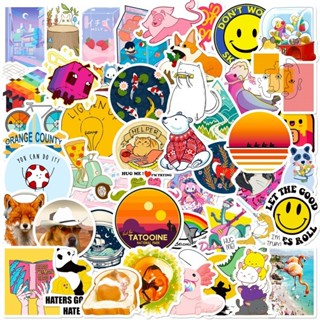 50pcs Cartoon Topic Stickers Bulk For Kids, Horror Stickers For Water 