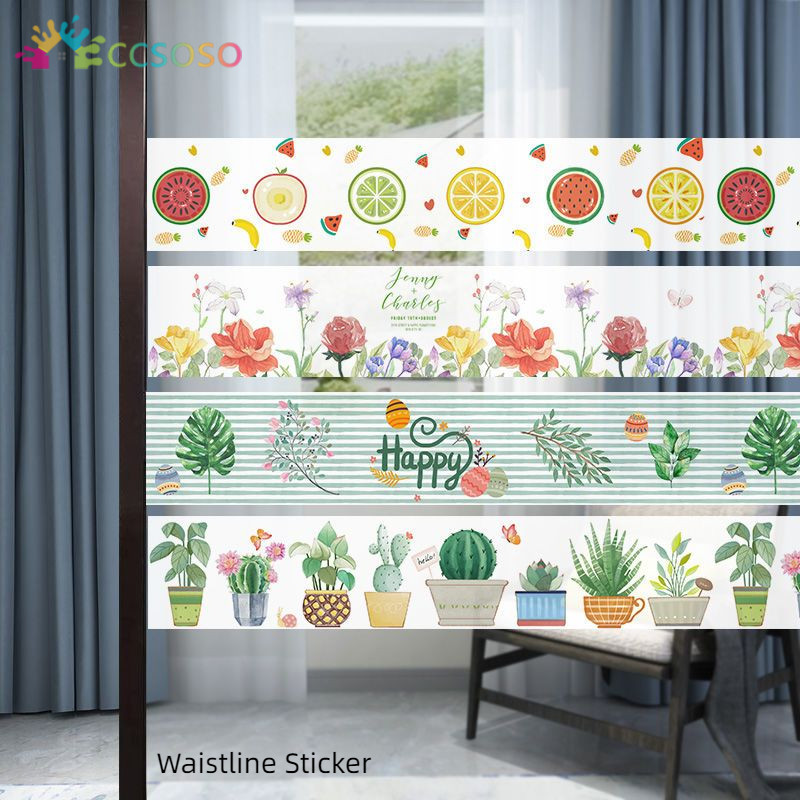 Creative Waist Line Sticker for Glass Door Bumper Sticker Office ...