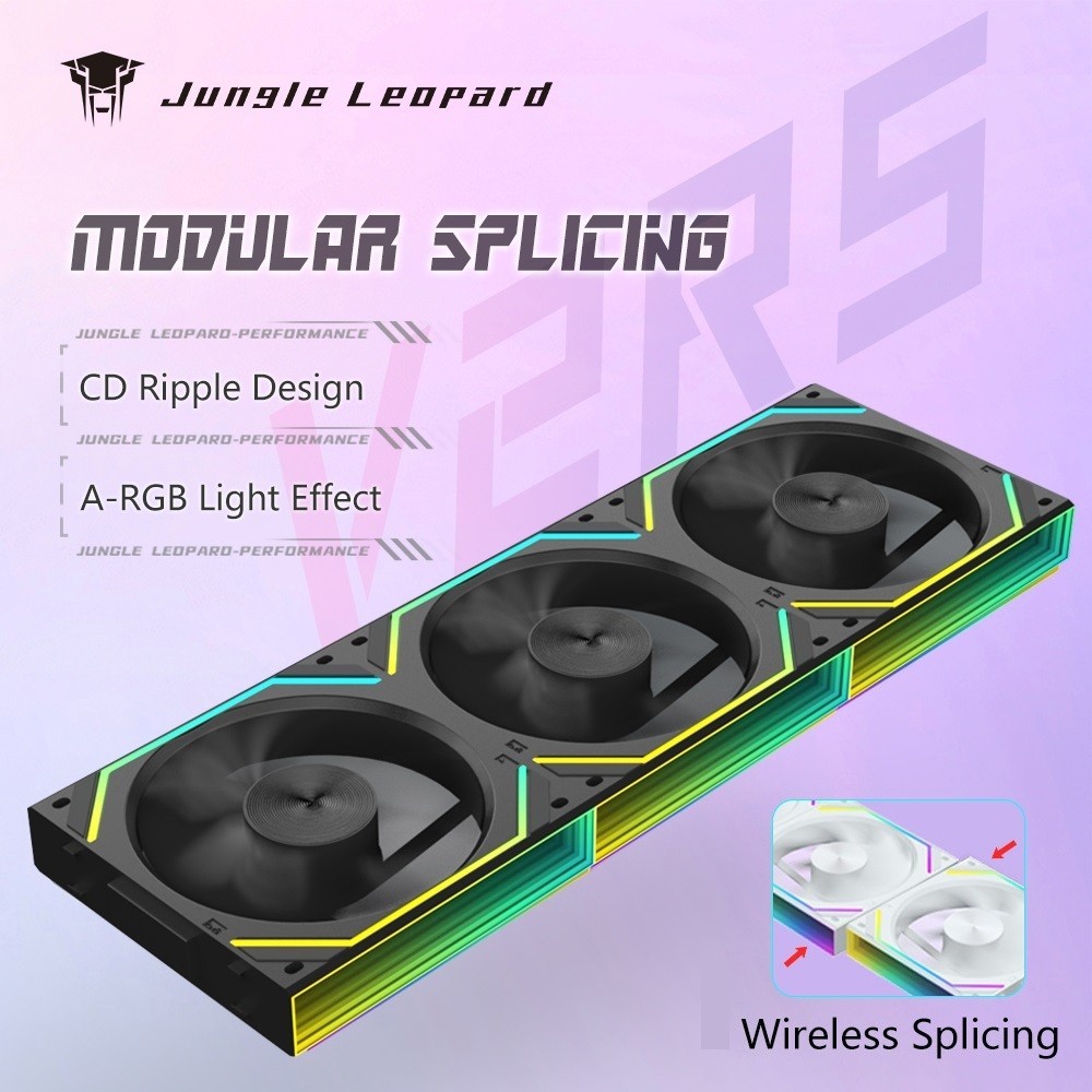 Jungle Leopard Interstellar V2 RS ARGB 3Pin PWM 12cm Fan / Building ...