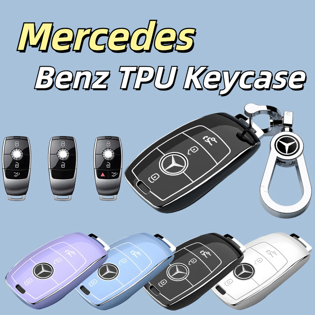 For Mercedes benz AMG GLC GLE GLA C300 GLS CLA CLS G A E-Class keychain ...
