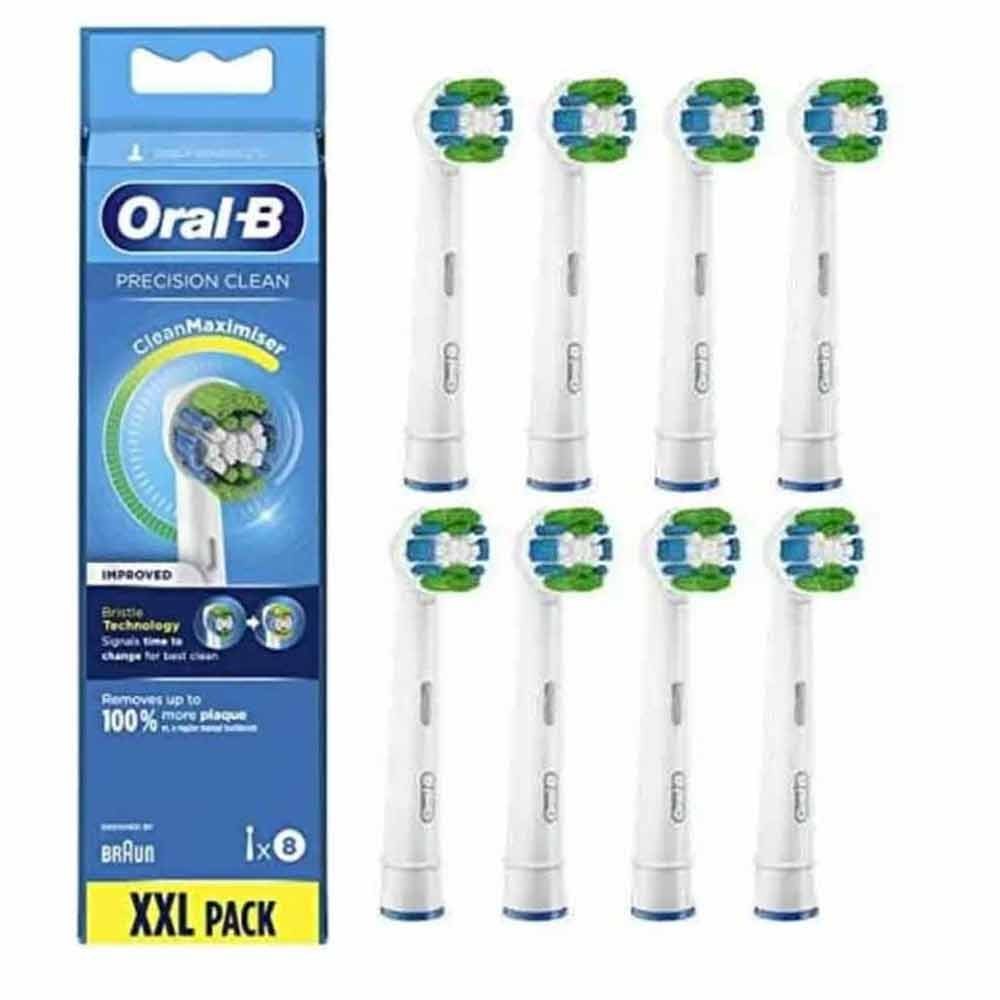 OralB Precision Clean Electric Toothbrush Heads Clean Maximiser
