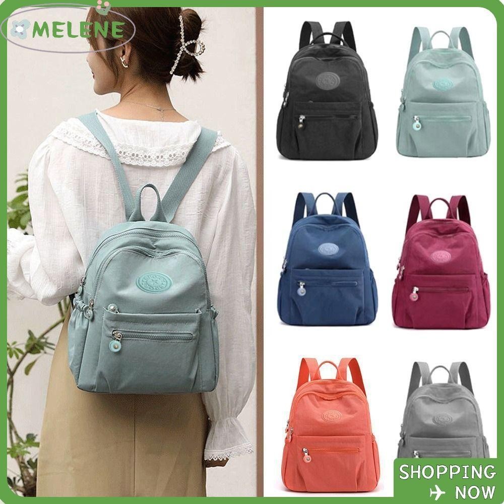 MELENE Shoulder Bag Waterproof Large Capacity Mini Rucksack Casual Lightweight Wear resistant Small Backpack Travel Shopee Singapore