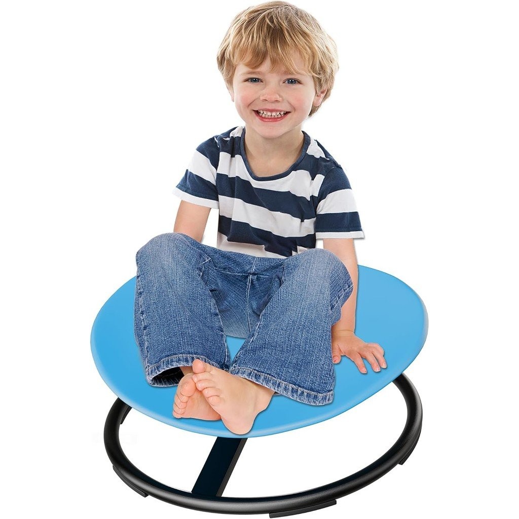 Sensory Swivel Chair For Kids – Spin Seat For Autism, ADHD, Active Play & Coordination - View #4
