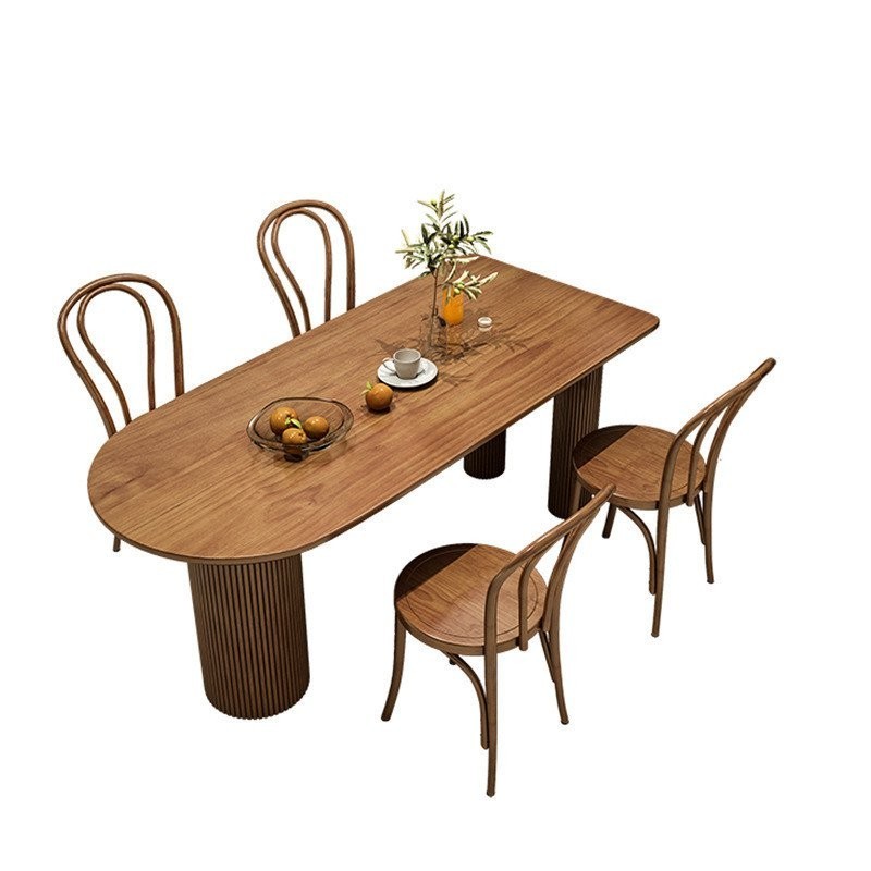 Chenhong Modern Simple Home Solid Wood Kitchen Island Dining Table