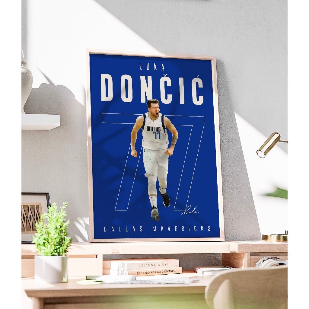 Basketball Poster ️ Painting Of Luka Doncic Nba Player Wall Decor