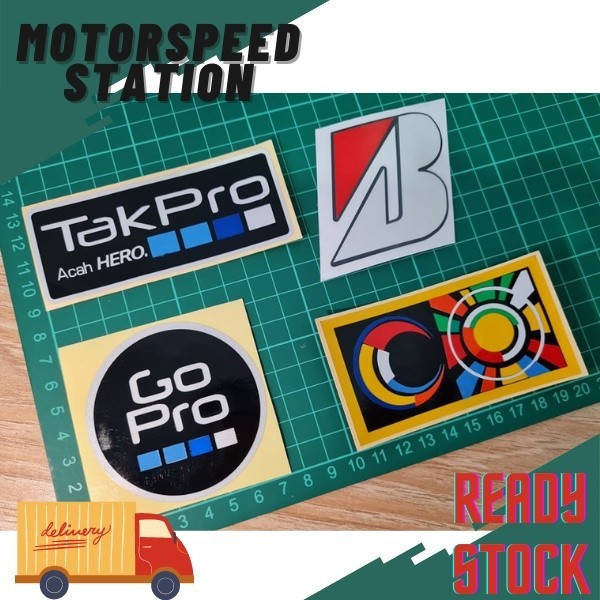 STICKER Pantul Cutting Tak Pro Go Pro Stiker Motor Reflective | Shopee ...