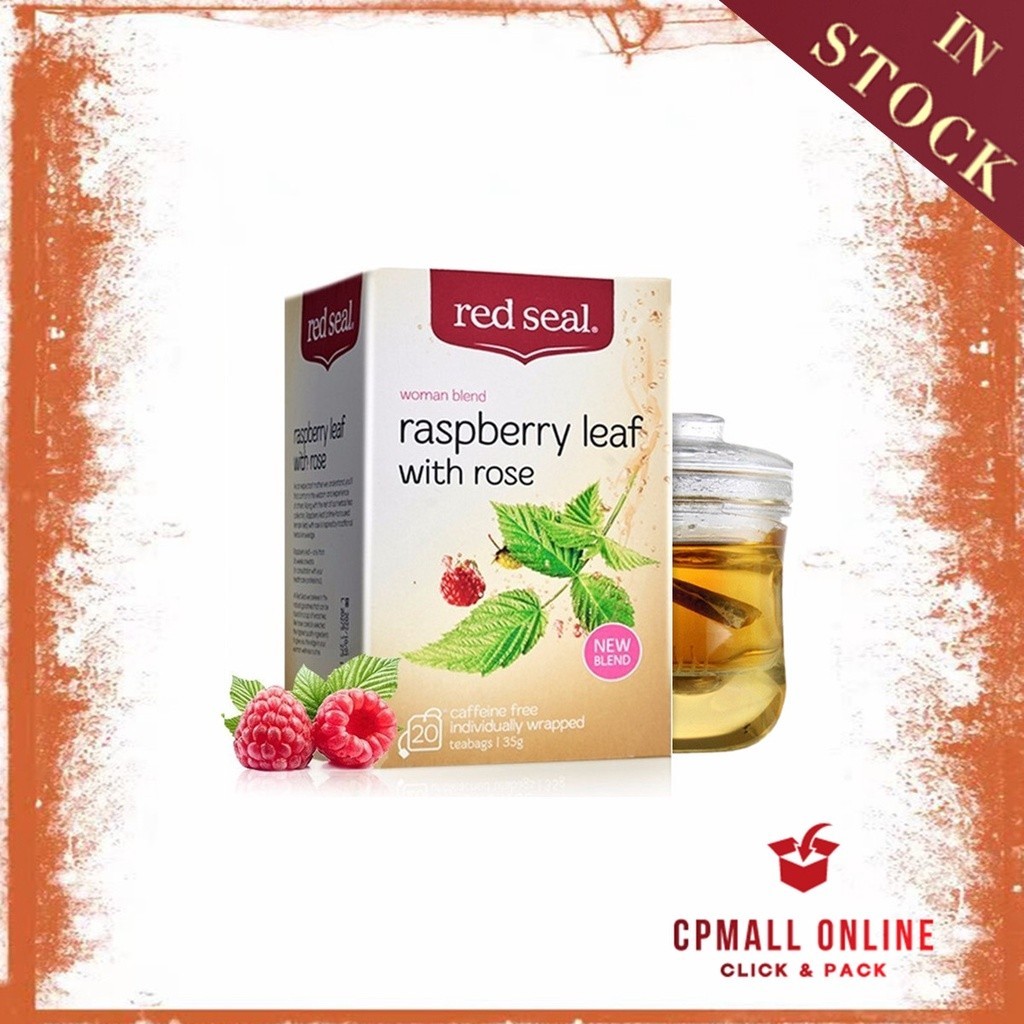 [Expiry Date: 08/2026] Red Seal 产后月子茶 Raspberry Leaf Tea 20 teabags 35g ...