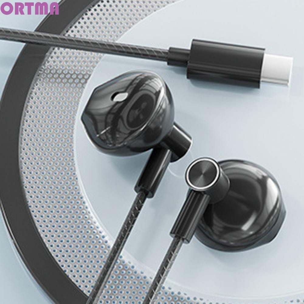 ORTMA Wired Earphone, Type C 3.5mm Gaming Earphone, Music Earphones ...