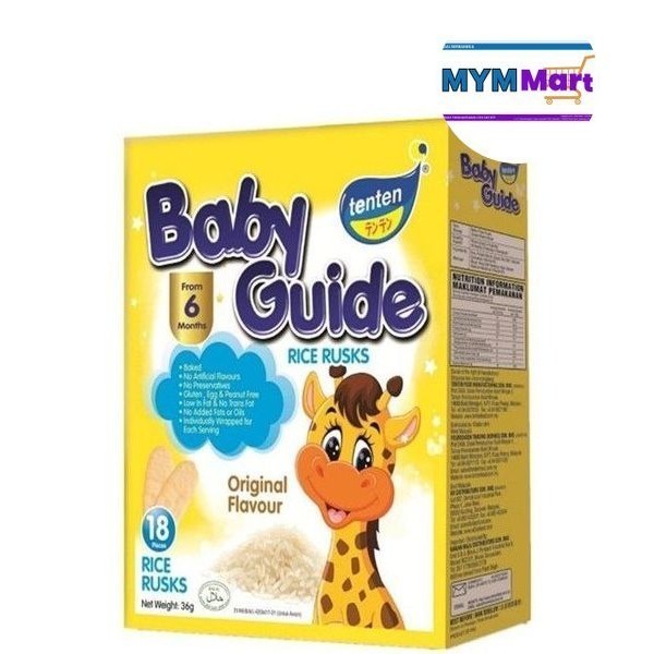 Tenten Baby Guide Rice Rusks 36g | Shopee Singapore