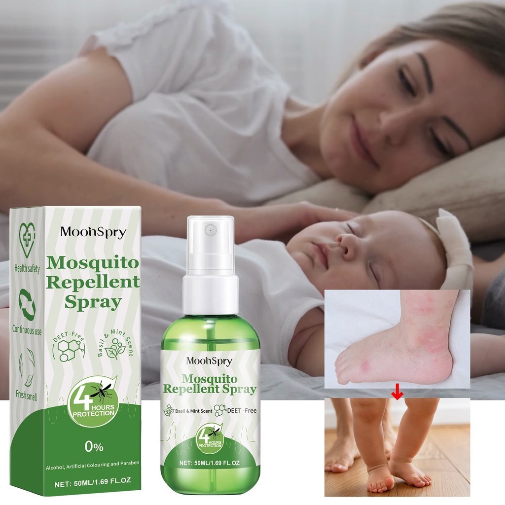 ReadyStockMosquito R Epellent Spray For Body, Natural B Ug Spray DEET