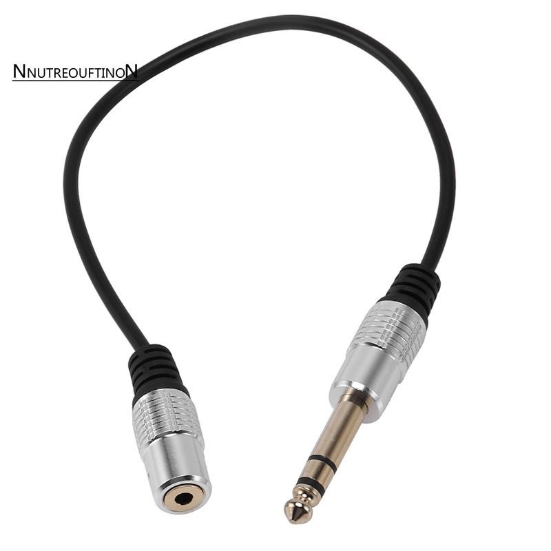 1/4 inch to 3.5mm Stereo Adapter Cable 6.35mm TRS Male to 3.5mm Female ...
