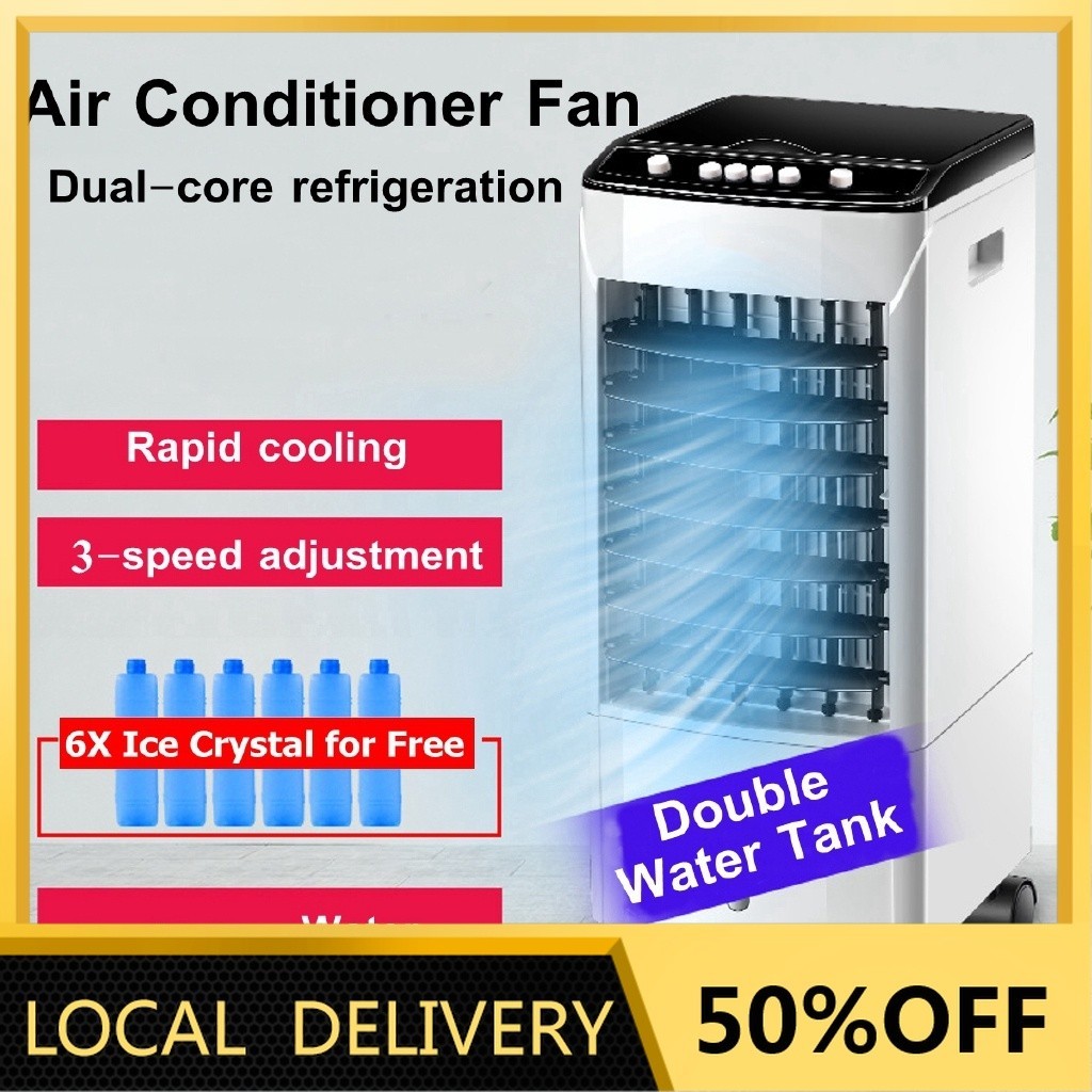 40W 10L Tank Home Water Mobile Portable Air Conditioner Conditioning ...
