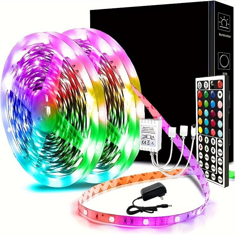 Colorful RGB Color Changing LED Strip Lights with Infrared Remote ...