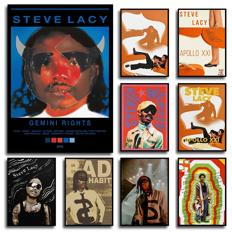 Steve Lacy music album wall Poster - Singer Steve Lacy glue album cover ...