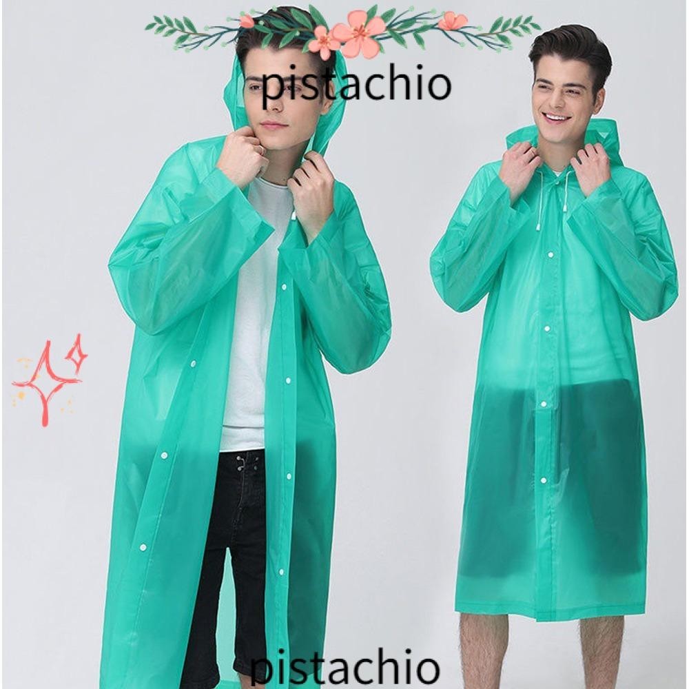 PISTA OnePiece Raincoat, EVA Nondisposable Rainning Coat Hood