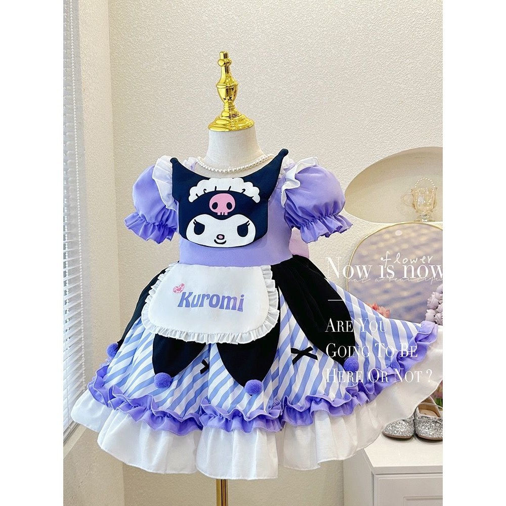 Kuromi Princess lolita Dress Baby Girl Disney Children Birthday Dress ...