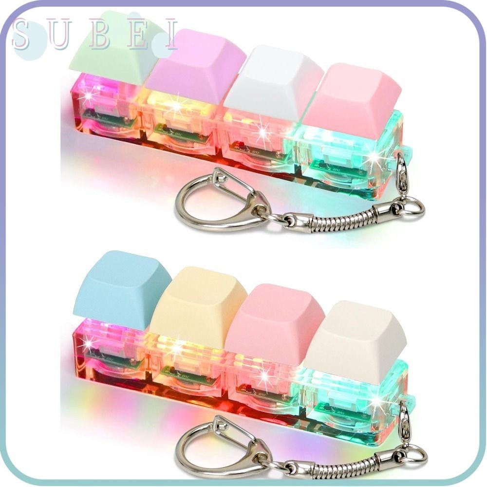 SULIN Keyboard Fidget Toys, with Keychain Anxiety Decompression ...