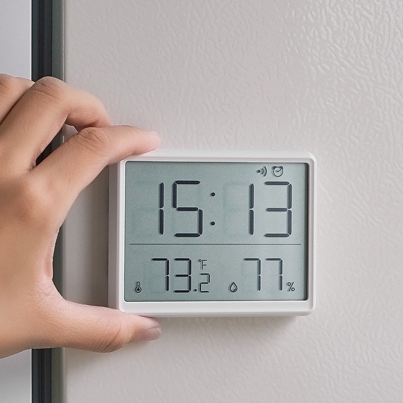 [95%Positive Rate]Digital Clock Fridge Magnet Temperature and Humidity ...