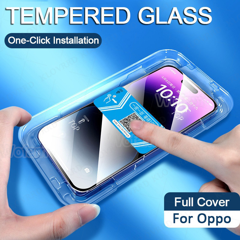Easy Install Tempered Glass For Oppo A6 A5 A3 Pro A6x A5x A3x A79 A60 ...