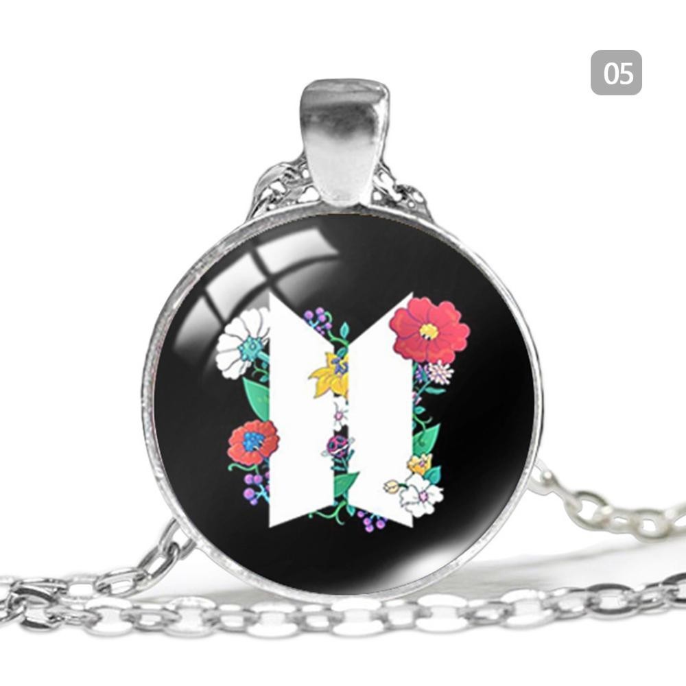 TIMEKEY KPOP Bangtan Boys BTS Alloy Necklace Pendant Women's Men's