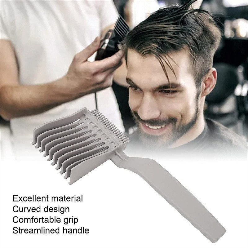 Men's Haircut Comb Gradual Change Comb Oil Head Caliper Comb Long ...