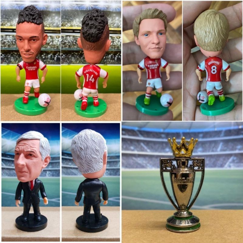 Arsenal Club Football Player Miniature Figure Aubameyang Odegaard Henry ...