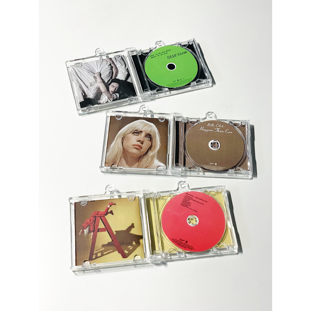 Billie Eilish MINI CD Keychain Hit Me Hard and Soft Album NFC