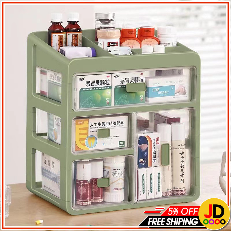 Transparent Medicine Box First Aid Box Household Emergency Medicine ...