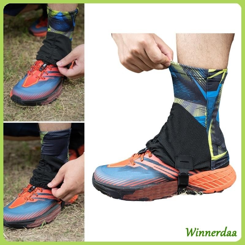 WIN Outdoor Leg Gaiters Waterproofs Low Ankle Hiking Gaiters for Women and Man Shopee Singapore