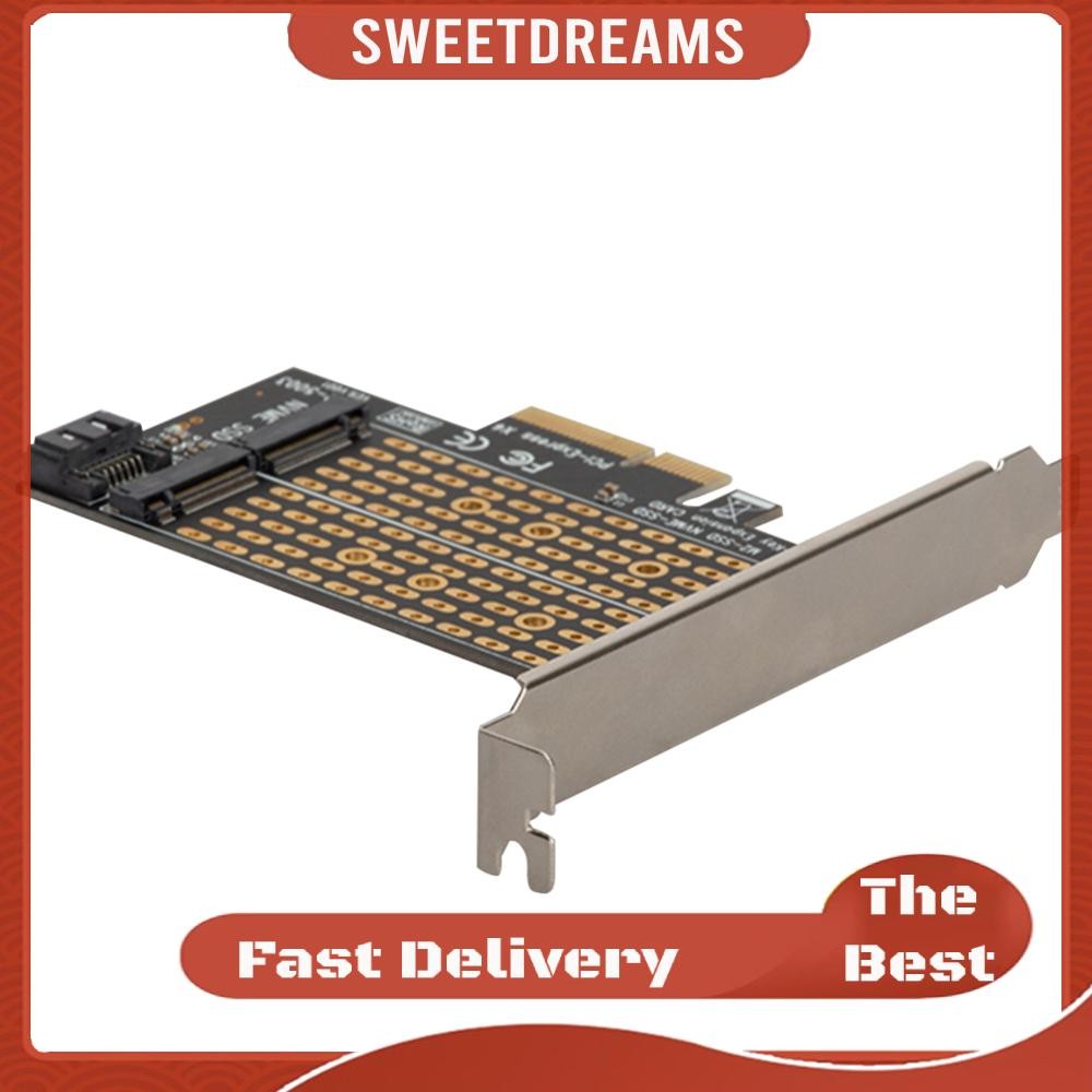 PCIe NVMe SATA M.2 to PCI-Express 3.0 X4 Adapter for B Key Key M2 SSD ...