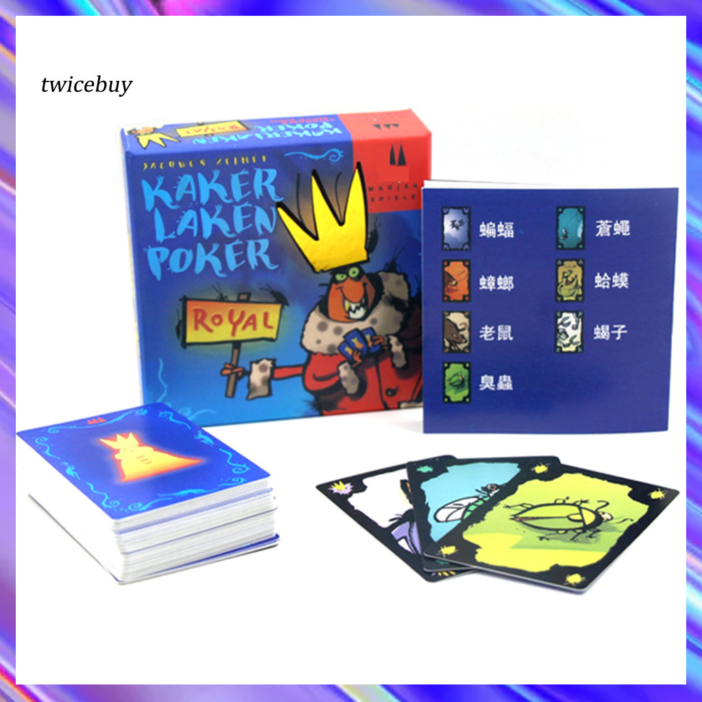 [TY] German Cockroach Series Card Board Game Kids Family Party Playing ...