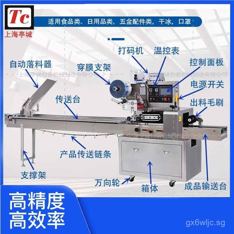 Meat Floss Pancake Pack Machine Egg Yolk Pie Packing Machine French ...