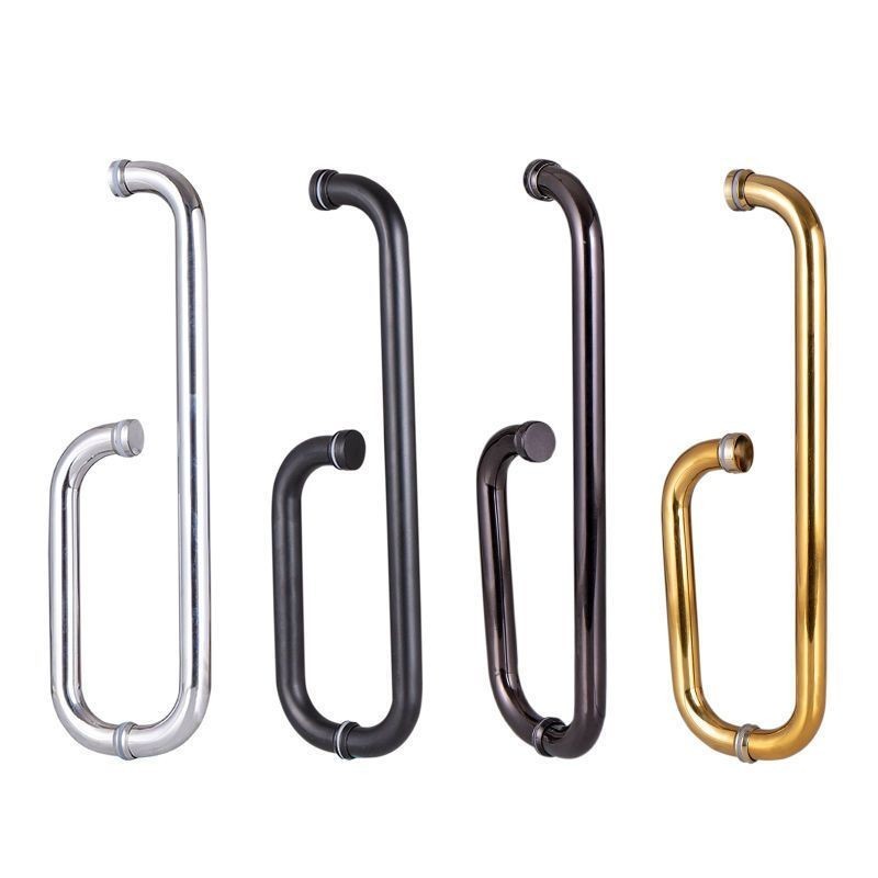 [Stainless steel handle]Bathroom Door Handle Small Handle Shower Door Stainless Steel Door ...