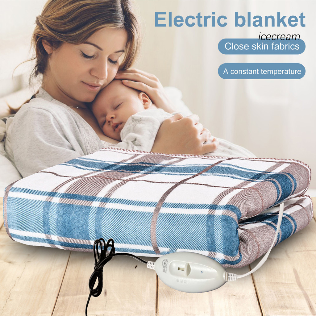 IC Electric Blanket 2 speed Adjustable Constant Temperature Thicker Heater Single Double Body Warmer Blanket for Daily Use Shopee Singapore