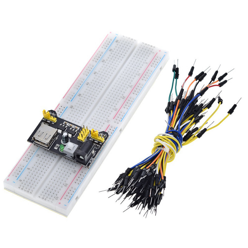 1PCS MB-102 830 points Prototype Bread board + 3.3V/5V MB102 Breadboard ...