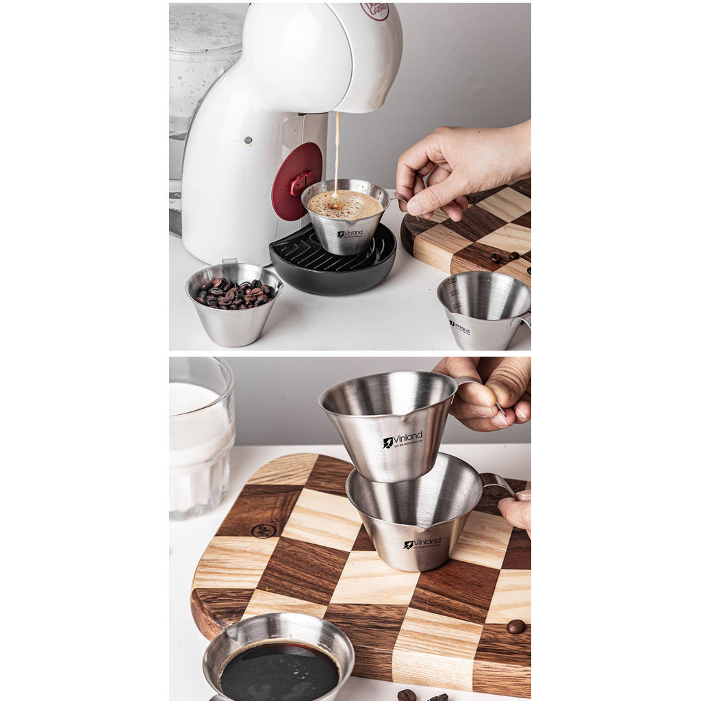 New Espresso Measuring Cup 304 Stainless Steel Extraction Cup Espresso ...