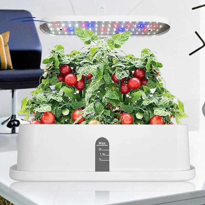 Hydroponics Growing System Full-Spectrum LED Plant Growth Light ...