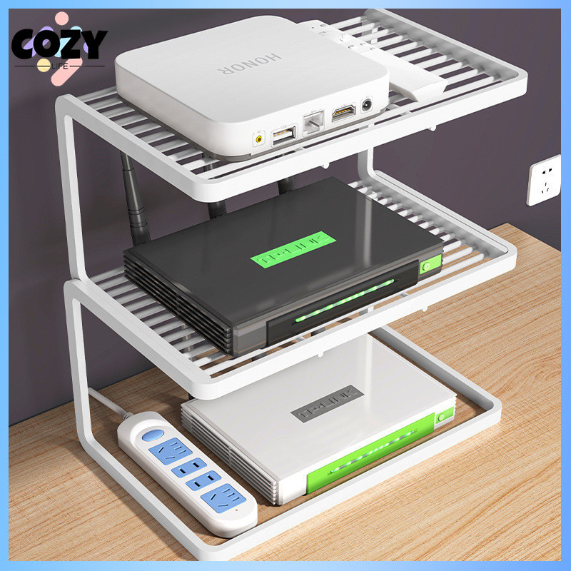 Router storage rack TV set-top box storage rack optical cat wifi ...